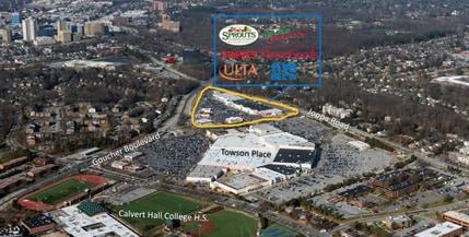 801-819 Goucher Blvd, Towson, MD - Aerial map view - Image1