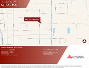 4919-6230 61 Av SE, Calgary, AB for lease Map- Image 2 of 2