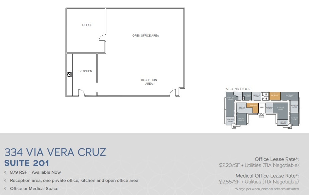 334 Via Vera Cruz, San Marcos, CA for lease Floor Plan- Image 1 of 1