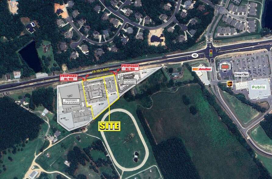 NC-42 & P.J. Brandi ln, Clayton, NC for lease - Primary Photo - Image 2 of 4