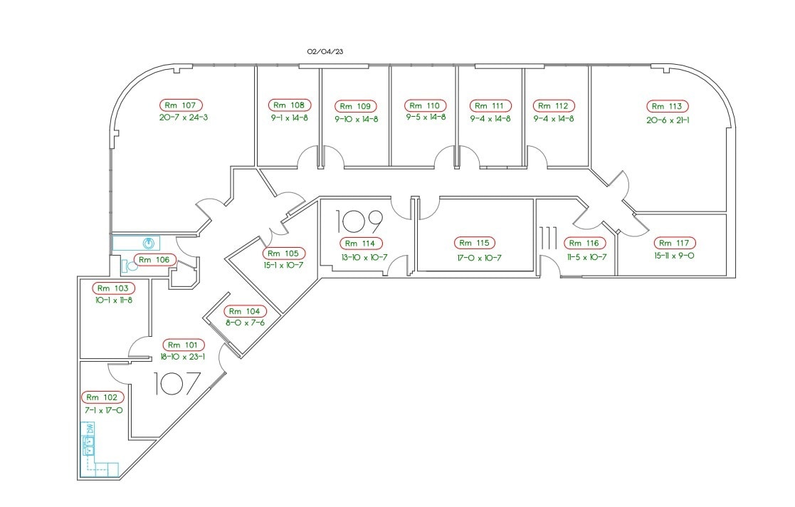 1845 Precinct Line Rd, Hurst, TX à louer Plan d’étage- Image 1 de 1