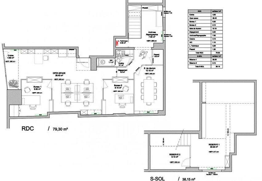 34 Rue Blomet, Paris à vendre - Plan d’étage - Image 1 de 9