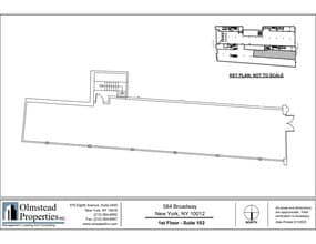 584-590 Broadway, New York, NY à louer Plan d’étage- Image 1 de 2