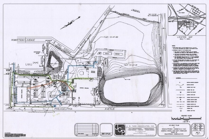 351 W Philadelphia Ave, Morrisville, PA à louer - Plan de site - Image 2 de 2
