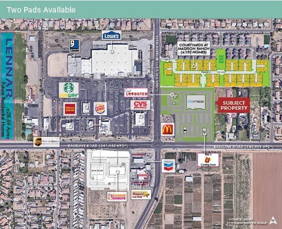 19th  Ave & Baseline Rd, Phoenix, AZ à louer Photo du bâtiment- Image 1 de 2