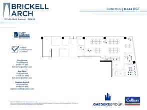 1395 Brickell Ave, Miami, FL for lease Floor Plan- Image 1 of 1