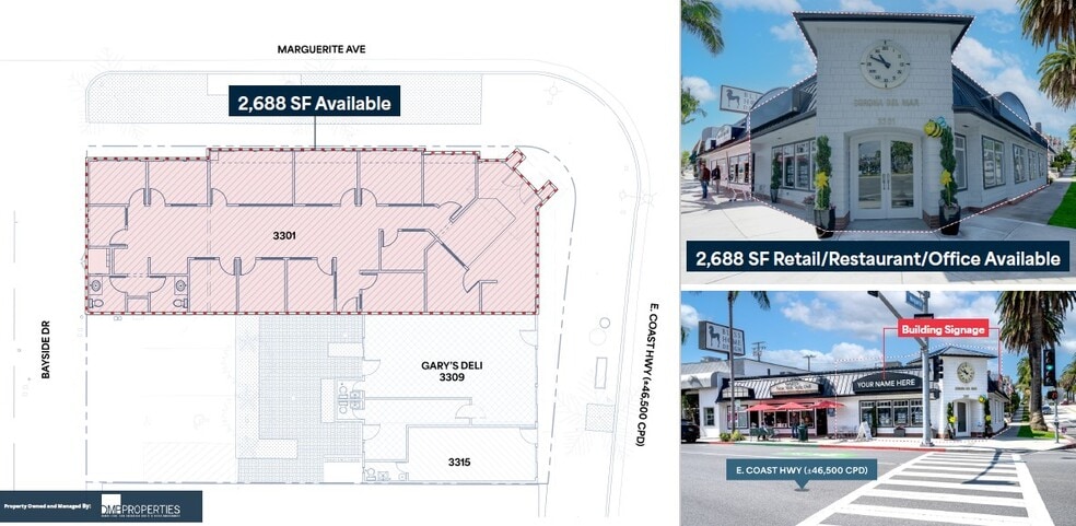 3301-3315 E Coast Hwy, Corona del Mar, CA for lease - Building Photo - Image 2 of 2