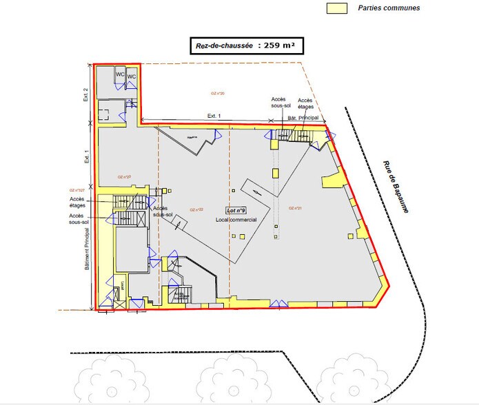 Commerce de détail dans Lille à vendre - Plan d’étage - Image 3 de 4