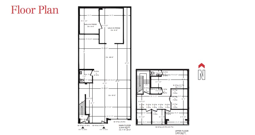 8275 92 St, Delta, BC V4G 0A4 - Unit 105 & 205 -  - Floor Plan - Image 1 of 1