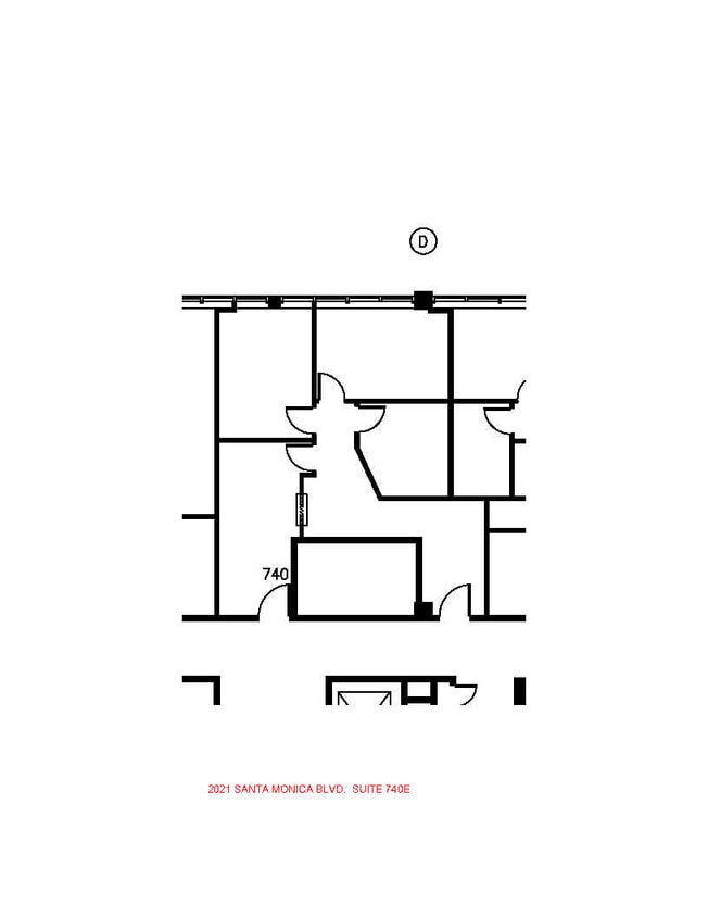 2021 Santa Monica Blvd, Santa Monica, CA for lease Floor Plan- Image 1 of 1