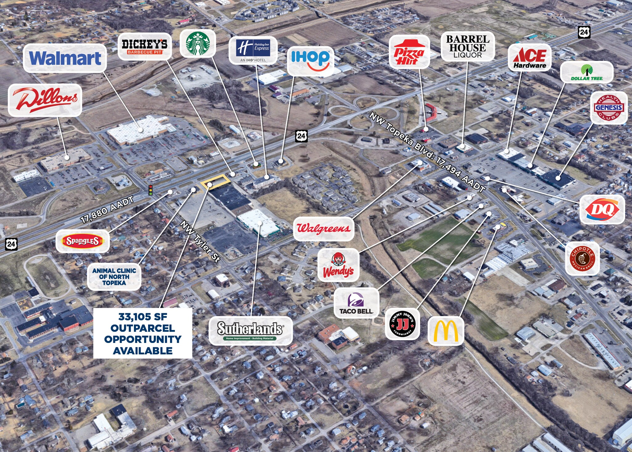 2240 NW Tyler St, Topeka, KS à louer Photo principale- Image 1 de 2