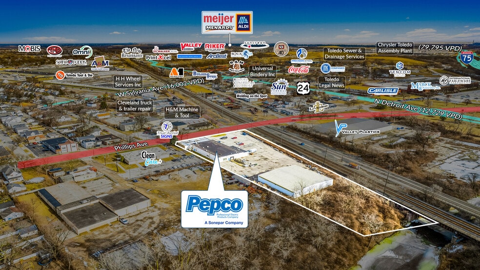 501 Phillips Ave, Toledo, OH à vendre - Photo du bâtiment - Image 2 de 5