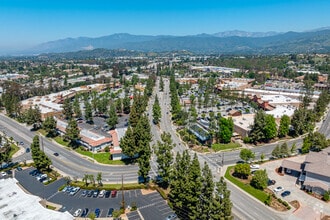552-670 W Arrow Hwy, San Dimas, CA - AERIAL  map view
