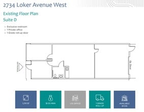 2720 Loker Ave W, Carlsbad, CA for lease Floor Plan- Image 1 of 1