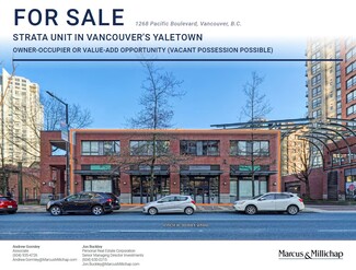 Plus de détails pour 1268 Pacific Blvd, Vancouver, BC - Vente au détail à vendre