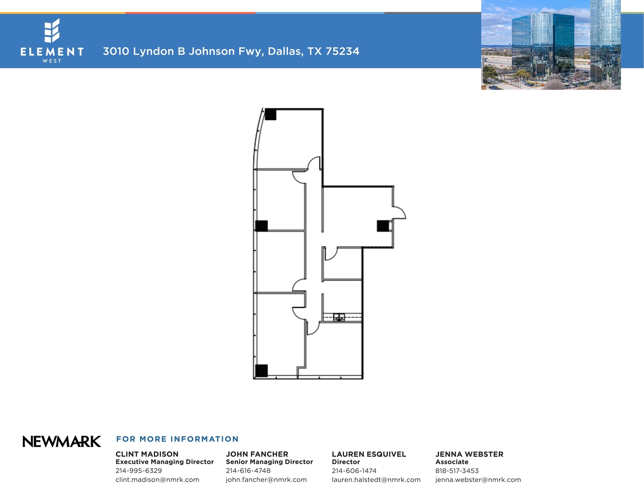 3010 Lyndon B Johnson Fwy, Dallas, TX à louer Plan de site- Image 1 de 2