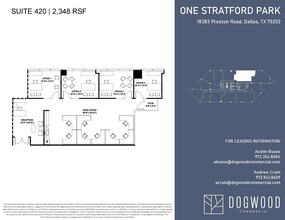 18383 Preston Rd, Dallas, TX à louer Plan d’étage- Image 1 de 1