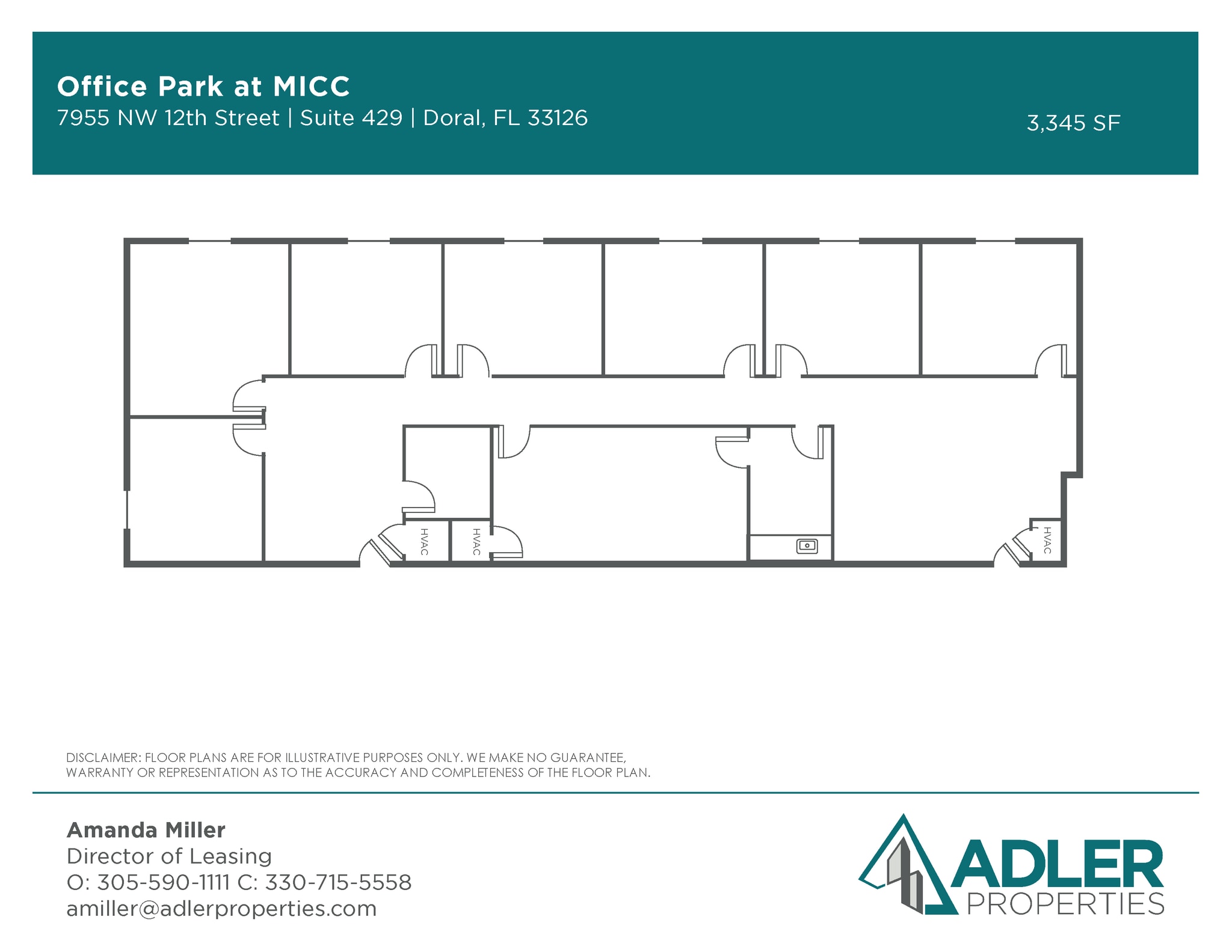 7925 NW 12th St, Doral, FL for lease Floor Plan- Image 1 of 1