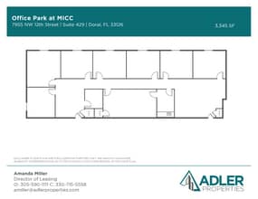 7925 NW 12th St, Doral, FL for lease Floor Plan- Image 1 of 1