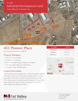 Plus de détails pour 451 Pioneer Pl, Las Cruces, NM - Terrain à vendre