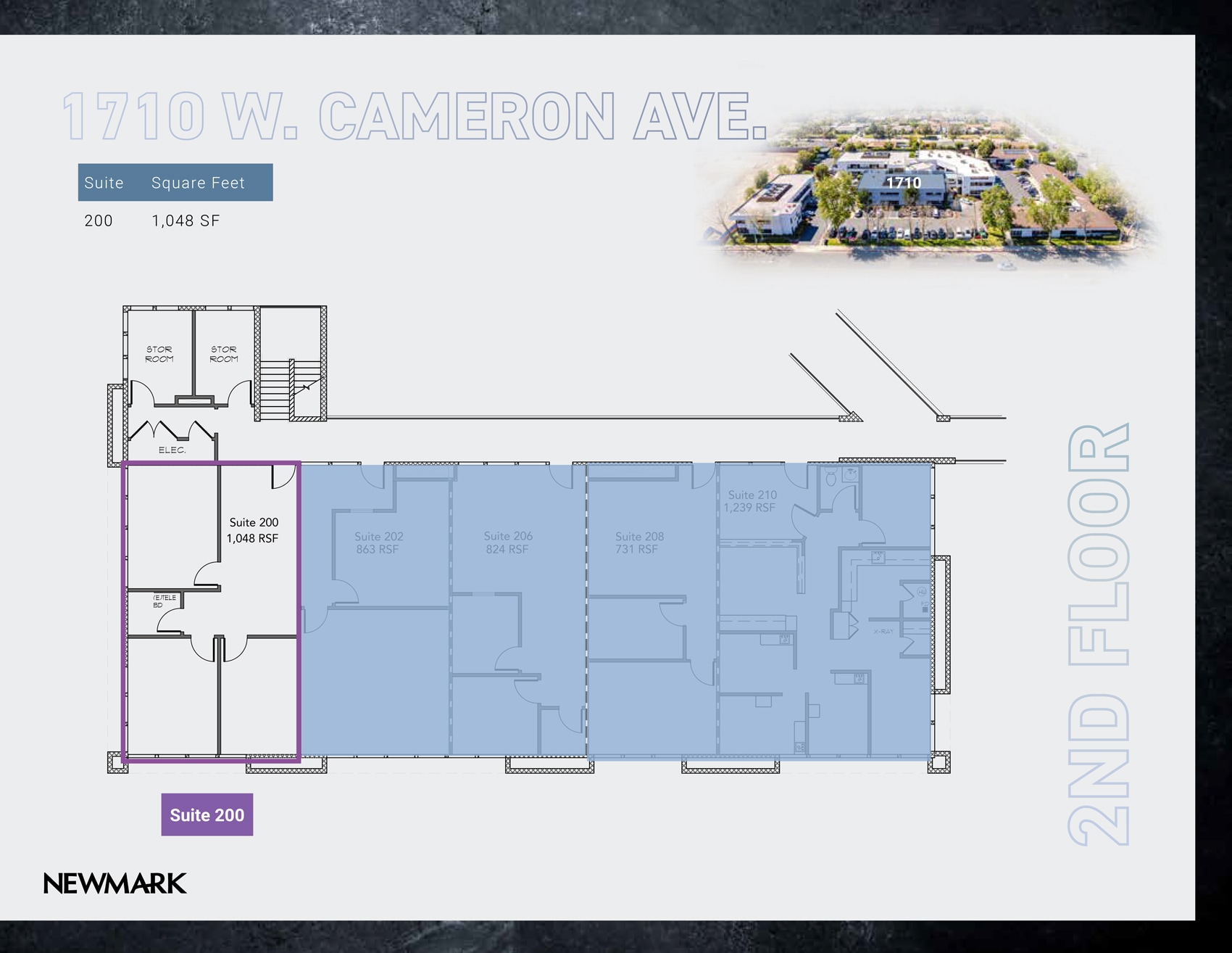 1710 W Cameron Ave, West Covina, CA à louer Plan d’étage- Image 1 de 2