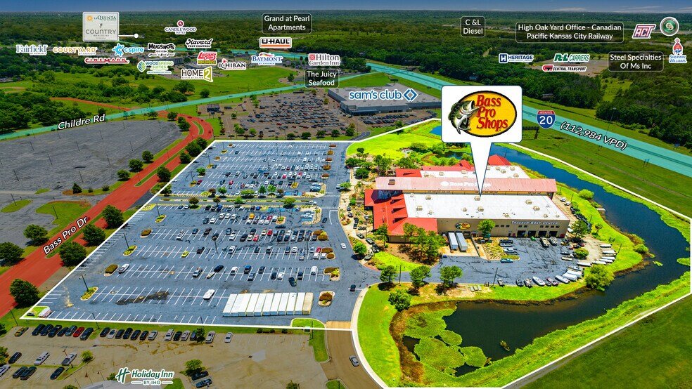 100 Bass Pro Dr, Pearl, MS à vendre - Photo du bâtiment - Image 2 de 6