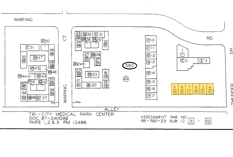 3927 Waring Rd, Oceanside, CA for lease - Plat Map - Image 3 of 20