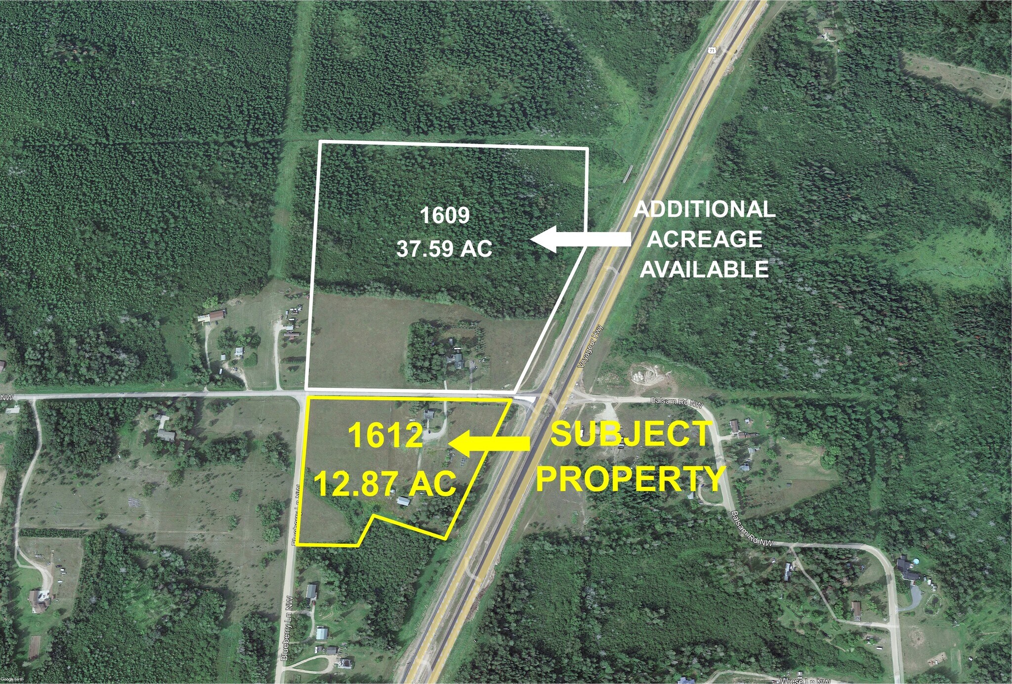1612 Balsam Rd NW, Bemidji, MN à vendre Photo du bâtiment- Image 1 de 8