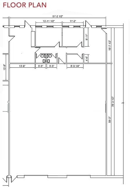 115-133 De Baets St, Winnipeg, MB à louer Plan d’étage- Image 1 de 1