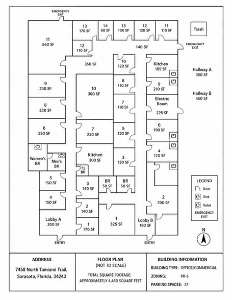 7458 N Tamiami Trl, Sarasota, FL for lease - Building Photo - Image 2 of 15