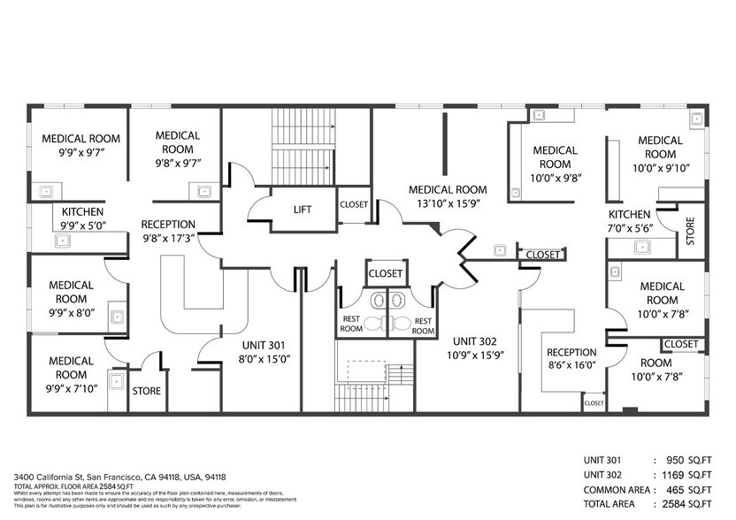 3400 California St, San Francisco, CA à louer - Photo du bâtiment - Image 3 de 14