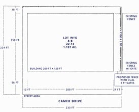 320 Camer Dr, Bensalem, PA à louer Plan d’étage- Image 2 de 2