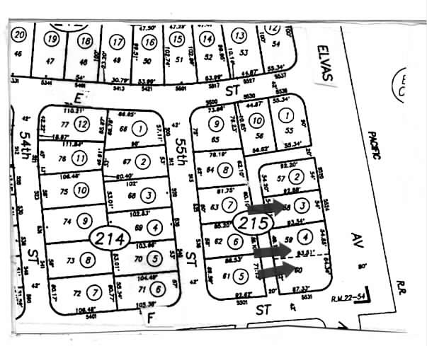 5523-5531 F St, Sacramento, CA à louer - Plan cadastral - Image 2 de 21