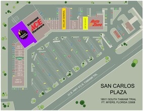 18911 S Tamiami Trl, Fort Myers, FL à louer Plan de site- Image 1 de 1