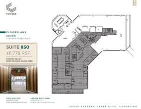 20450 Stevens Creek Blvd, Cupertino, CA à louer Plan d  tage- Image 2 de 2