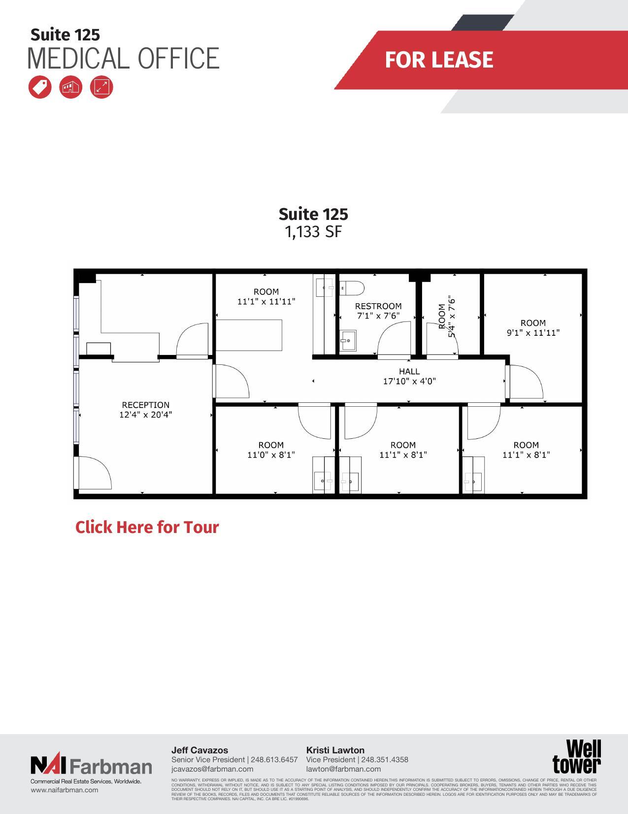 26750 Providence Pky, Novi, MI for lease Floor Plan- Image 1 of 1