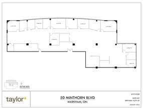 50 Minthorn Blvd, Markham, ON à louer Plan de site- Image 1 de 1