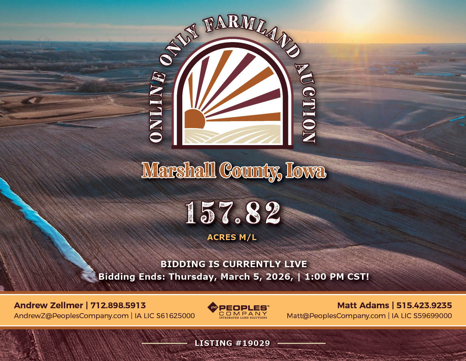 State Highway 14 & 275th Street, Marshalltown, IA for sale Primary Photo- Image 1 of 16