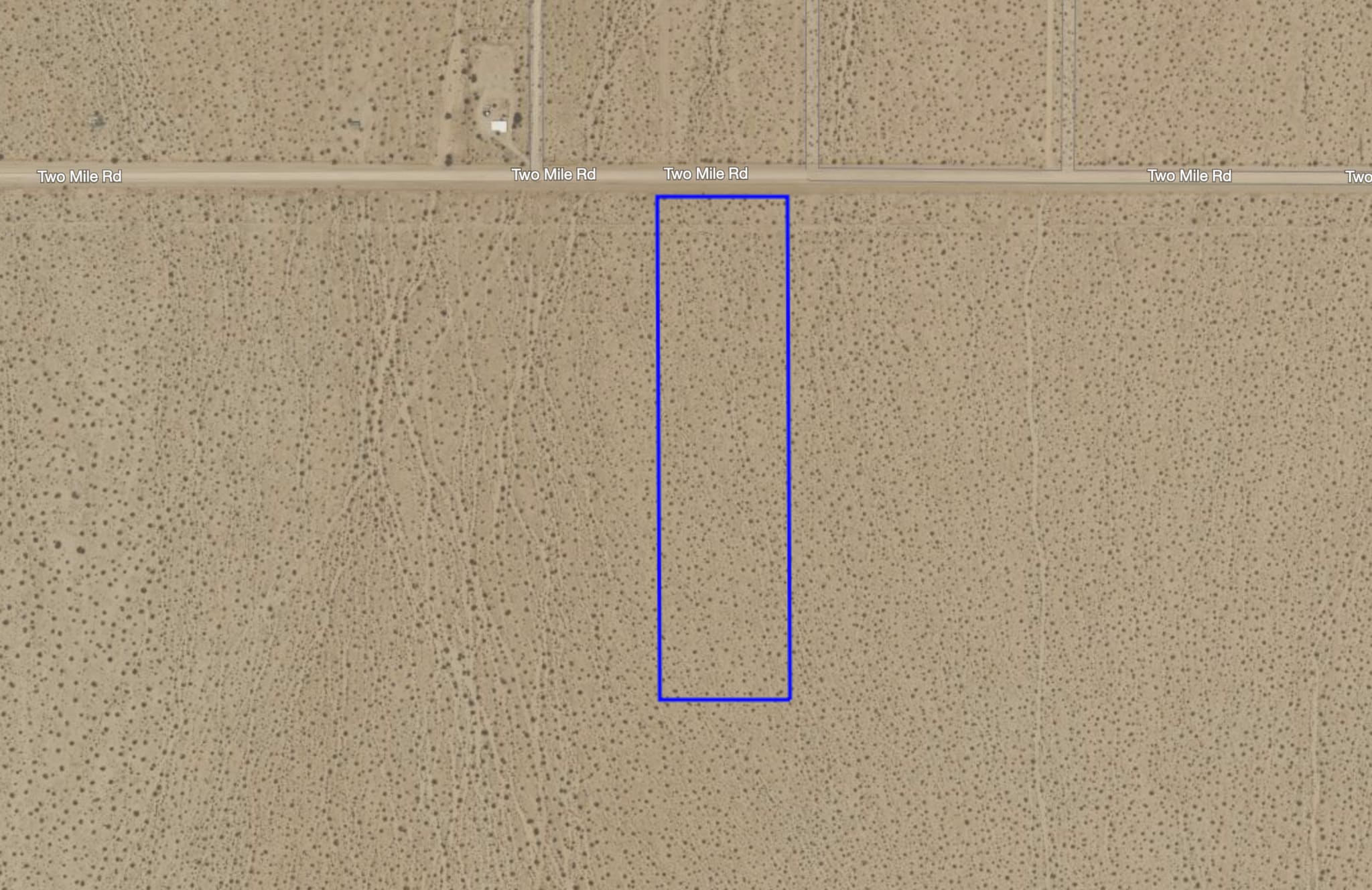 Two Mile Road, Twentynine Palms, CA for sale Aerial- Image 1 of 4