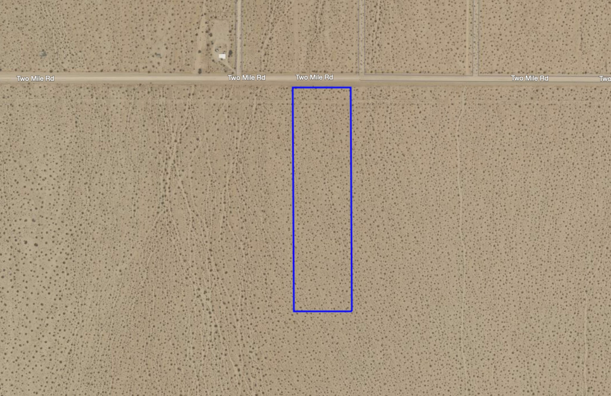 Two Mile Road, Twentynine Palms, CA à vendre Aérien- Image 1 de 4