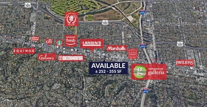 15928 Ventura Blvd, Encino, CA - Aerial map view