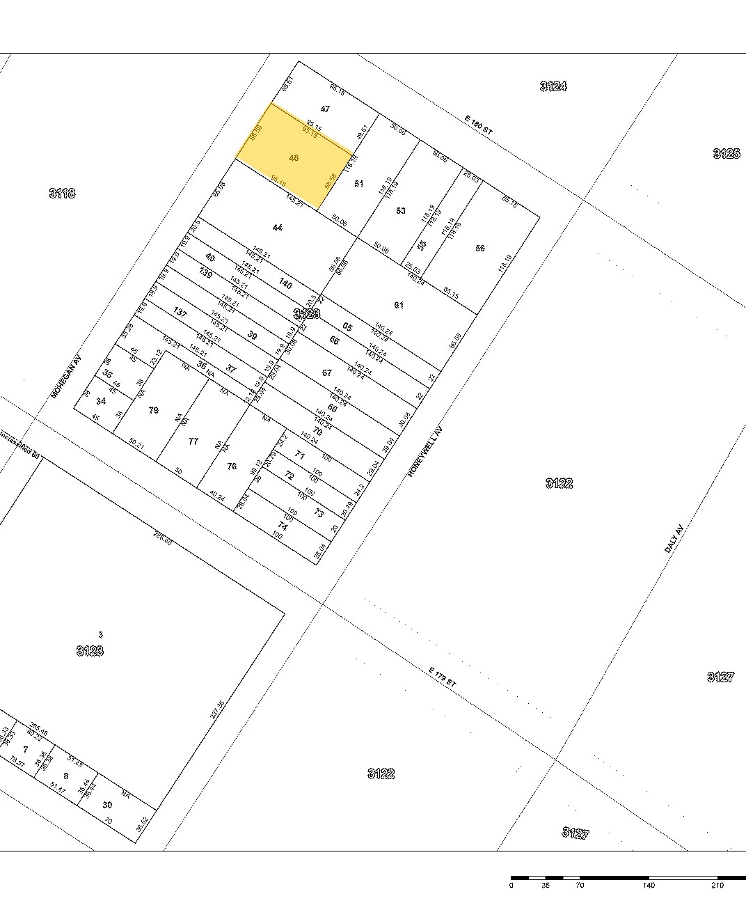 2090 Mohegan Ave, Bronx, NY for sale Plat Map- Image 1 of 2