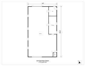 816 E Main St, Whitesboro, TX à louer Plan d  tage- Image 1 de 1