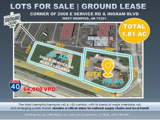 More details for 2004 N Service Rd, West Memphis, AR - Land for Sale