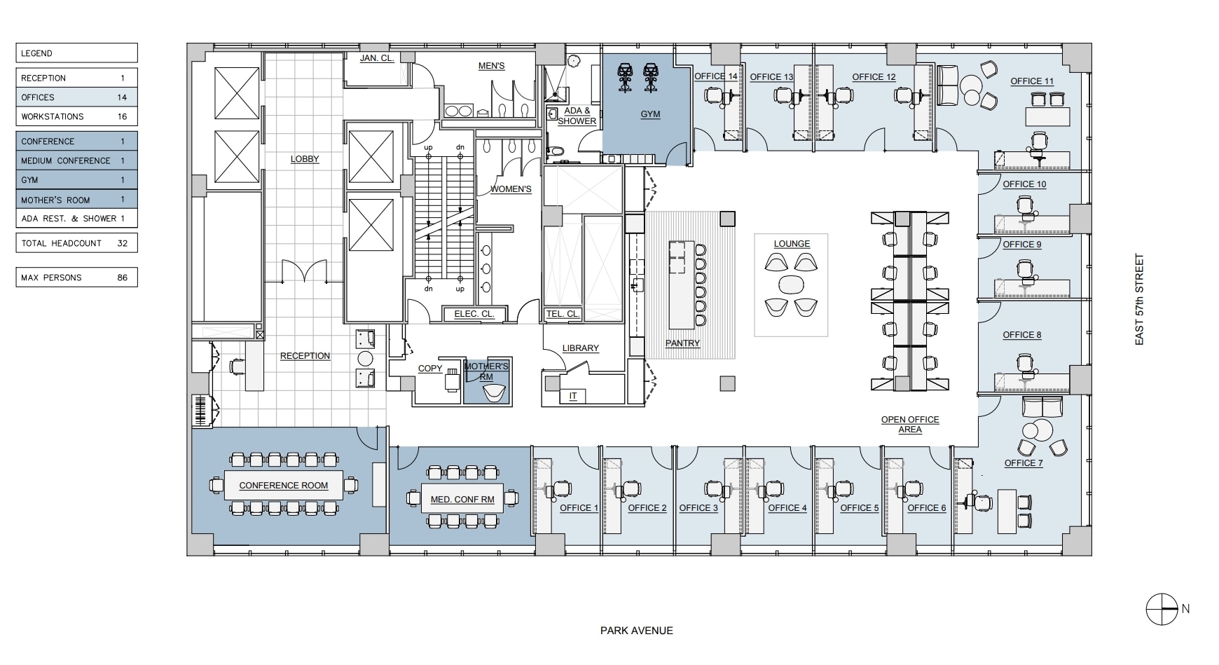 450 Park Ave, New York, NY for lease Floor Plan- Image 1 of 6