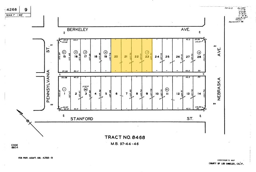 1730-1738 Berkeley St, Santa Monica, CA à louer - Plan cadastral - Image 2 de 23