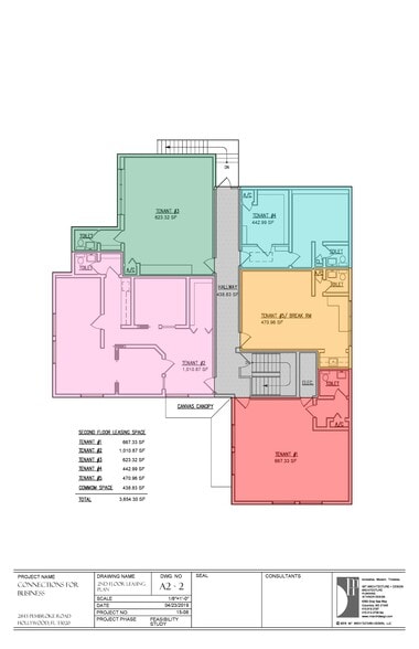2843 Pembroke Rd, Hollywood, FL à louer - Plan d’étage - Image 2 de 15