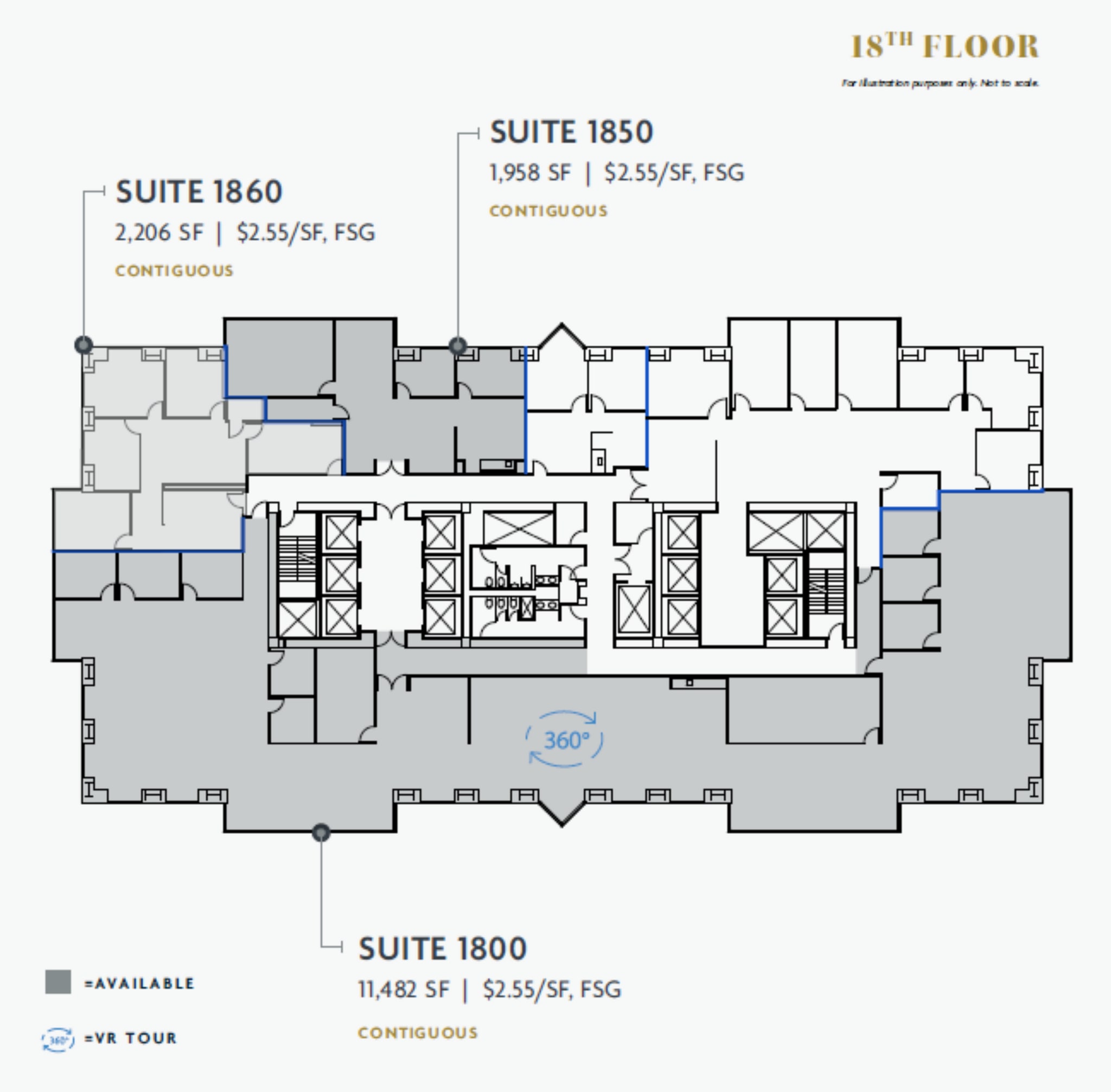 750 B St, San Diego, CA à louer Plan d’étage- Image 1 de 1