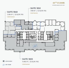 750 B St, San Diego, CA à louer Plan d’étage- Image 1 de 1