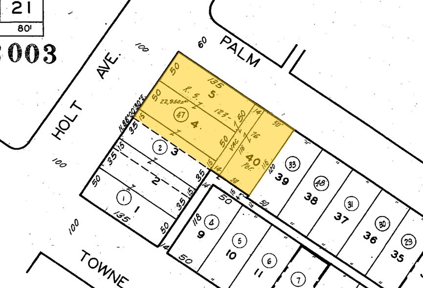 530 E Holt Ave, Pomona, CA à vendre - Plan cadastral - Image 2 de 19